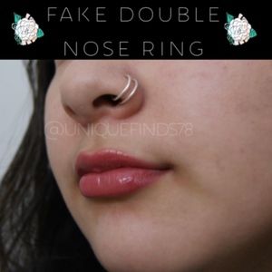 Fake Double Nose Rings ❗️PRICE FIRM❗️